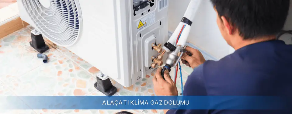 Alaçatı İlçemi General Electric Klima Gaz Dolumu